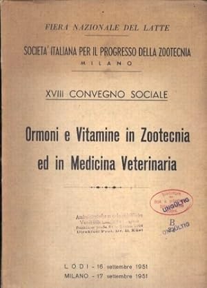 Seller image for Ormoni e Vitamine in Zootecnia ed in Medicina Veterinaria for sale by Clivia Mueller