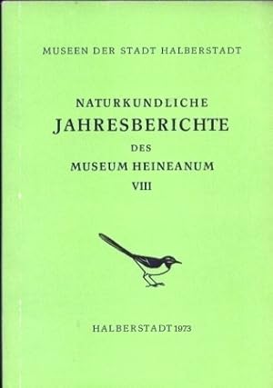 Bild des Verkufers fr Naturkundliche Jahresberichte VIII zum Verkauf von Clivia Mueller