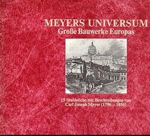 Imagen del vendedor de Meyers Universum. Groe Bauwerke Europas a la venta por Clivia Mueller