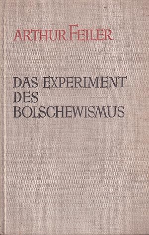 Image du vendeur pour Das Experiment des Bolschewismus mis en vente par Clivia Mueller