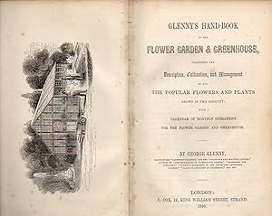 Bild des Verkufers fr Glenny s hand - book to the flower garden & greenhouse zum Verkauf von Clivia Mueller