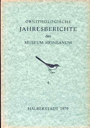 Bild des Verkufers fr Ornithologische Jahresberichte 4 zum Verkauf von Clivia Mueller