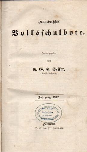 Jahrgang 1862/63.Nr.1-26.Hsgg.von G.H.Sesser