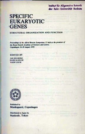 Specific Eukaryotic Genes