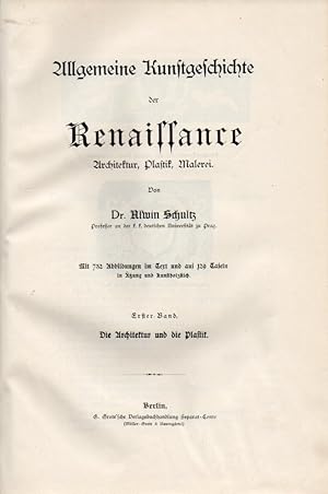 Allgemeine Kunstgeschichte der Renaissance-Architektur,Plastik,Malerei