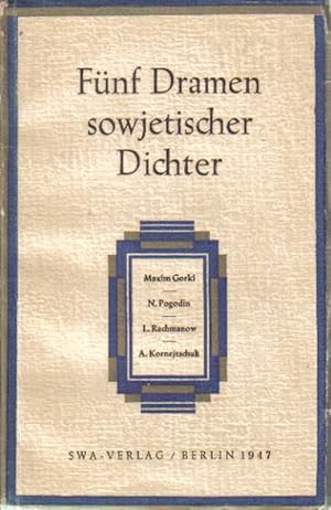 Bild des Verkufers fr Fnf Dramen sowjetischer Dichter zum Verkauf von Clivia Mueller