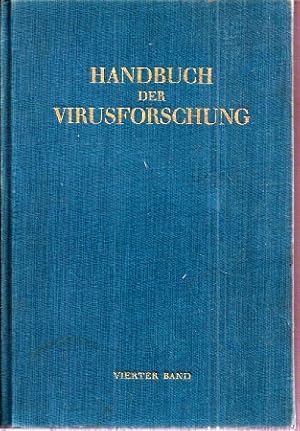 Handbuch der Virusforschung 4.Band (III.Ergänzungsband)