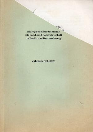 Seller image for Jahresbericht 1978 for sale by Clivia Mueller