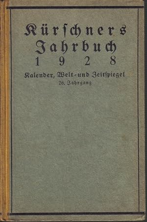 Kürschners Jahrbuch 1928.26.Jahrgang