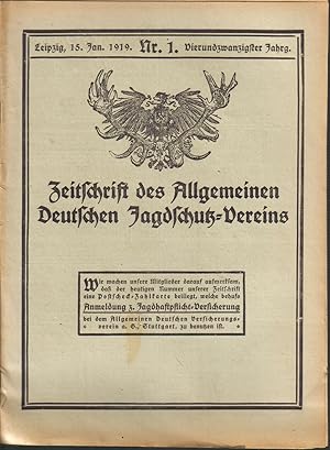 Zeitschrift.24.Jahrgang 1919.Heft 1-12 (12 Hefte)