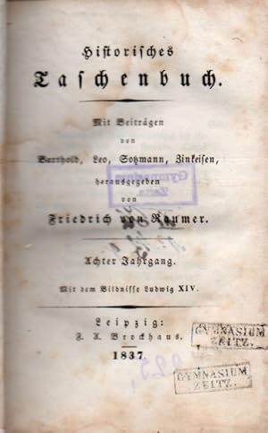 Bild des Verkufers fr 8.Jahrgang 1837 zum Verkauf von Clivia Mueller