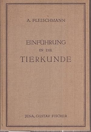 Seller image for Einfhrung in die Tierkunde for sale by Clivia Mueller