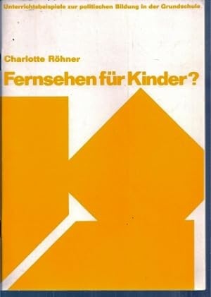 Seller image for Fernsehen fr Kinder ? (4.Schuljahr) for sale by Clivia Mueller