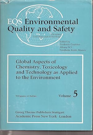 Bild des Verkufers fr Environmental Quality and Safety Volume 5 zum Verkauf von Clivia Mueller