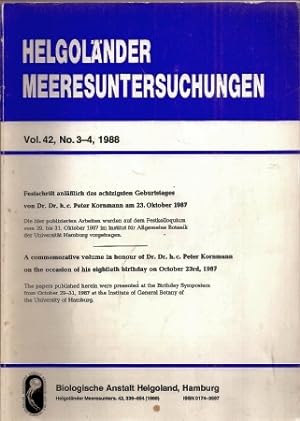 Helgoländer Meeresuntersuchungen Volume 42,No.3-4,1988