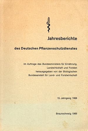 15.Jahrgang 1968 des Deutschen Pflanzenschutzdienstes