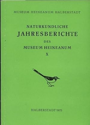 Bild des Verkufers fr Naturkundliche Jahresberichte X zum Verkauf von Clivia Mueller