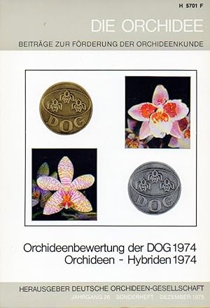 Imagen del vendedor de Orchideenbewertung der DOG 1974 Orchideen-Hybriden 1974 a la venta por Clivia Mueller