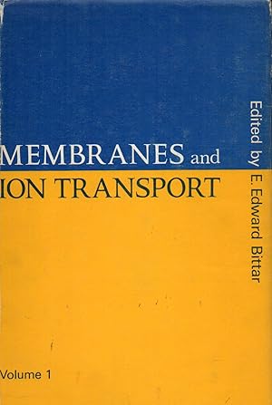 Bild des Verkufers fr Membranes and Transport. Vol 1 zum Verkauf von Clivia Mueller