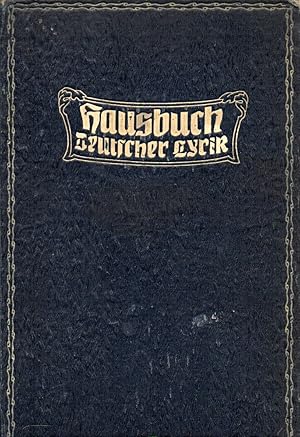 Hausbuch Deutscher Lyrik