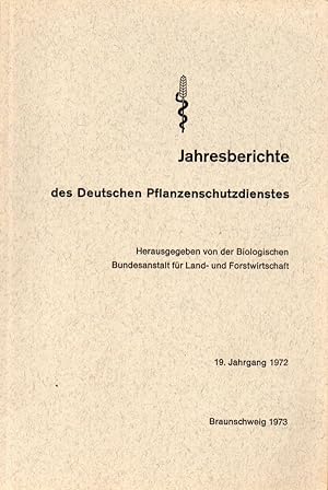 18.Jahrgang 1971 des Deutschen Pflanzenschutzdienstes