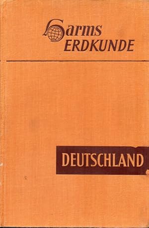 Imagen del vendedor de Harms Erdkunde: Deutschland a la venta por Clivia Mueller