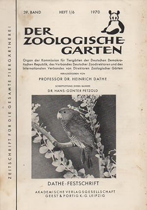 Zeitschrift für die gesamte Tiergärtnerei