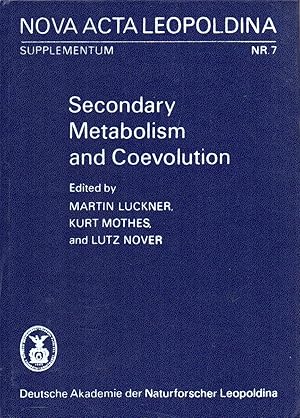 Image du vendeur pour Secondary Metabolism and Coevolution, Cellular,intercelular and mis en vente par Clivia Mueller