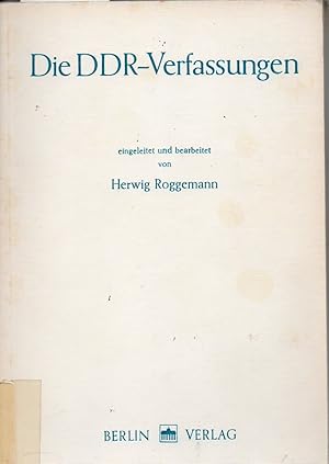 Seller image for Die DDR-Verfassungen for sale by Clivia Mueller