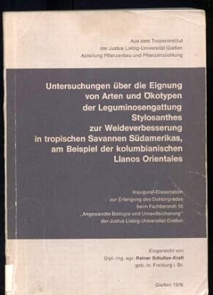 Seller image for Untersuchungen ber die Eignung von Arten und kotypen for sale by Clivia Mueller