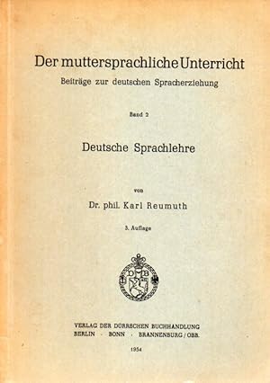 Seller image for Der muttersprachliche Unterricht for sale by Clivia Mueller