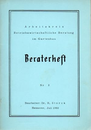 Seller image for Arbeitskreis Betriebswirtschaftliche Beratung im Gartenbau for sale by Clivia Mueller