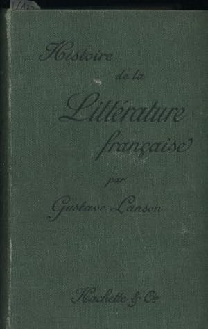 Bild des Verkufers fr Histoire de la Littrature francaise/Geschichte der franzsischen zum Verkauf von Clivia Mueller