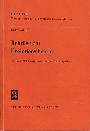 Image du vendeur pour Beitrge zur Evolutionstheorie mis en vente par Clivia Mueller