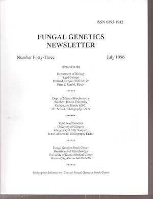 Fungal Genetics Newsletter Number Forty-Three, July 1996