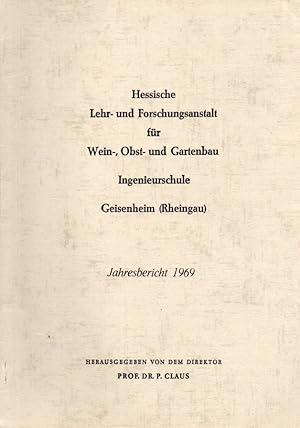 Immagine del venditore per Jahresbericht 1969 venduto da Clivia Mueller