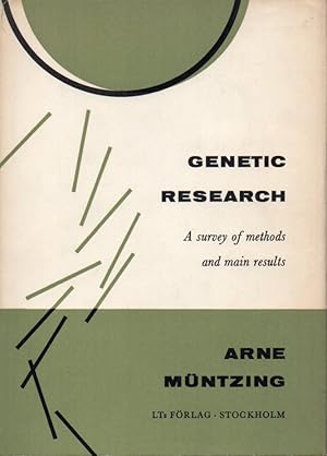 Imagen del vendedor de Genetic Research a la venta por Clivia Mueller