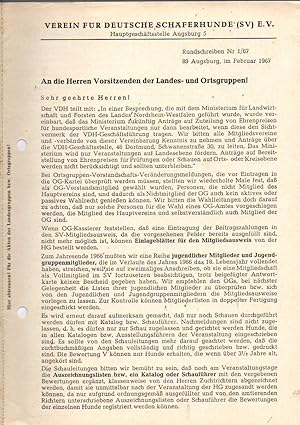 Seller image for Nachrichten des Zuchtbuchamtes Jahr 1967 for sale by Clivia Mueller