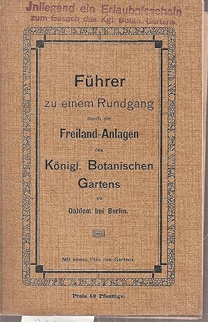 Seller image for Fhrer zu einem Rundgang durch die Freiland-Anlagen des for sale by Clivia Mueller