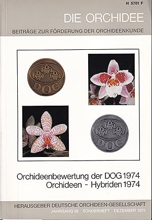 Imagen del vendedor de Orchideenbewertung der DOG 1974 / Orchideen - Hybriden 1974 a la venta por Clivia Mueller