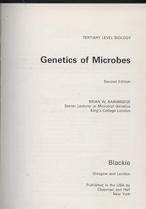 Genetics of Microbes