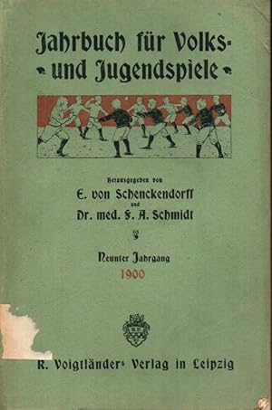 Bild des Verkufers fr Jahrbuch fr Volks- und Jugendspiele 9. Jahrgang 1900 zum Verkauf von Clivia Mueller