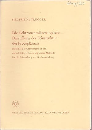 Seller image for Die elektronenmikroskopische Darstellung der Feinstruktur des for sale by Clivia Mueller