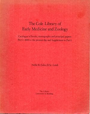 Imagen del vendedor de The Cole Library of Early Medicine and Zoology a la venta por Clivia Mueller