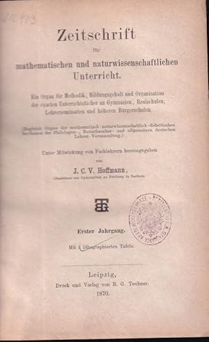 Zeitschrift für mathematischen und naturwissenschaftlichen Unterricht