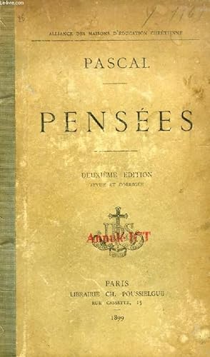 Immagine del venditore per PENSEES venduto da Le-Livre