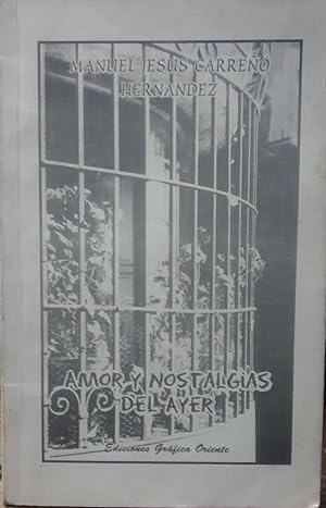 Imagen del vendedor de Amor y nostalgias del ayer a la venta por Librera Monte Sarmiento