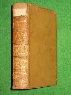 Immagine del venditore per The Dramatic Works of William Shakspeare with Notes Original and Selected By Samuel Weller Singer and a Life of the Poet. Vol IV. Winter's Tale, Comedy of Errors, MacBeth, King John. venduto da Tony Hutchinson