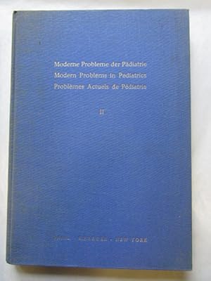 Imagen del vendedor de Moderne Probleme der Pdiatrie Band 2 Symposium ber Physiologie und Pathologie der Verdauung des Suglings a la venta por Antiquariat Gisa Hinrichsen