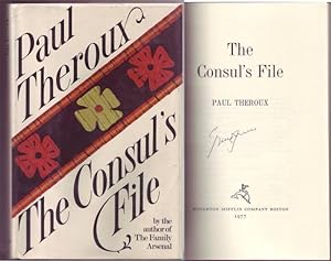 Bild des Verkufers fr The Consul's File. Signed by Theroux. zum Verkauf von Graphem. Kunst- und Buchantiquariat